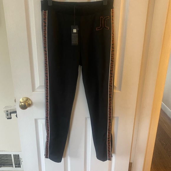 NWT Authentic Just Cavalli Track Pants/leggings- SZ 42 (US 6) or size Medium - Picture 6 of 16